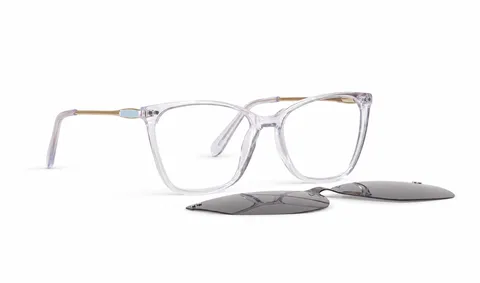 Montura con clip AXIA Clip Cristal, cristal, vista 1