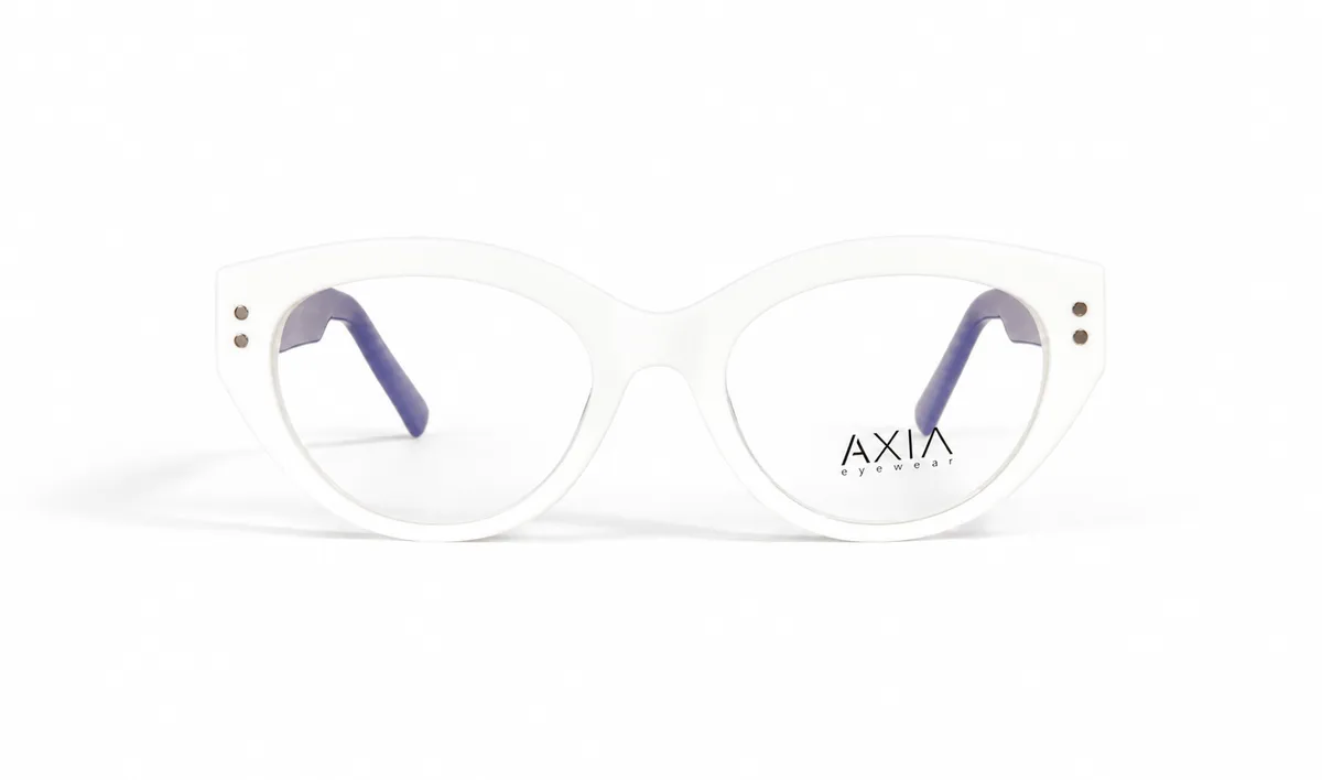 Armazón óptico AXIA Marfil, blanco marfil, vista 1