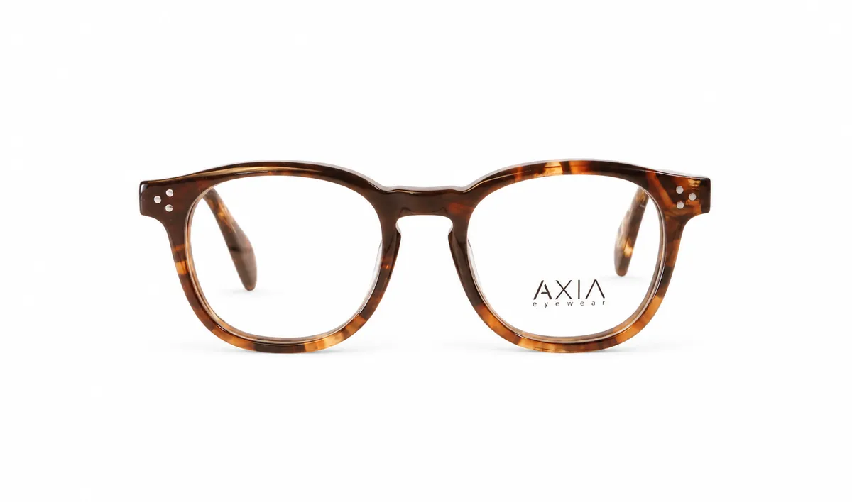 Armazón óptico AXIA Negro, negro · detalle azul, vista 7