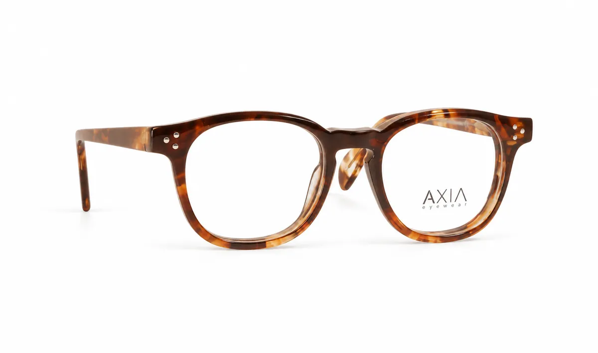 Armazón óptico AXIA Negro, negro · detalle azul, vista 8
