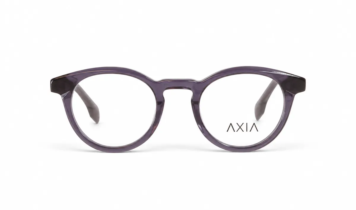 Armazón óptico AXIA Violeta, violeta translúcido, vista 1