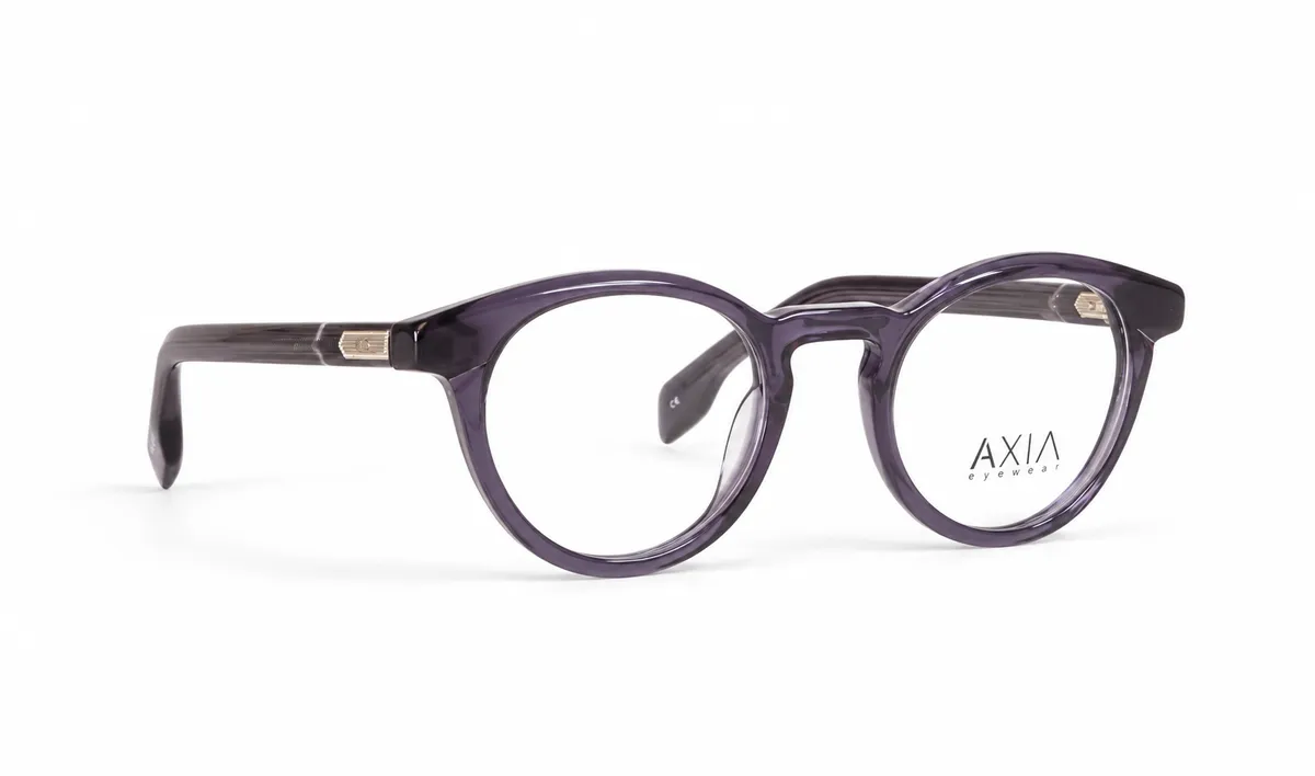 Armazón óptico AXIA Violeta, violeta translúcido, vista 2