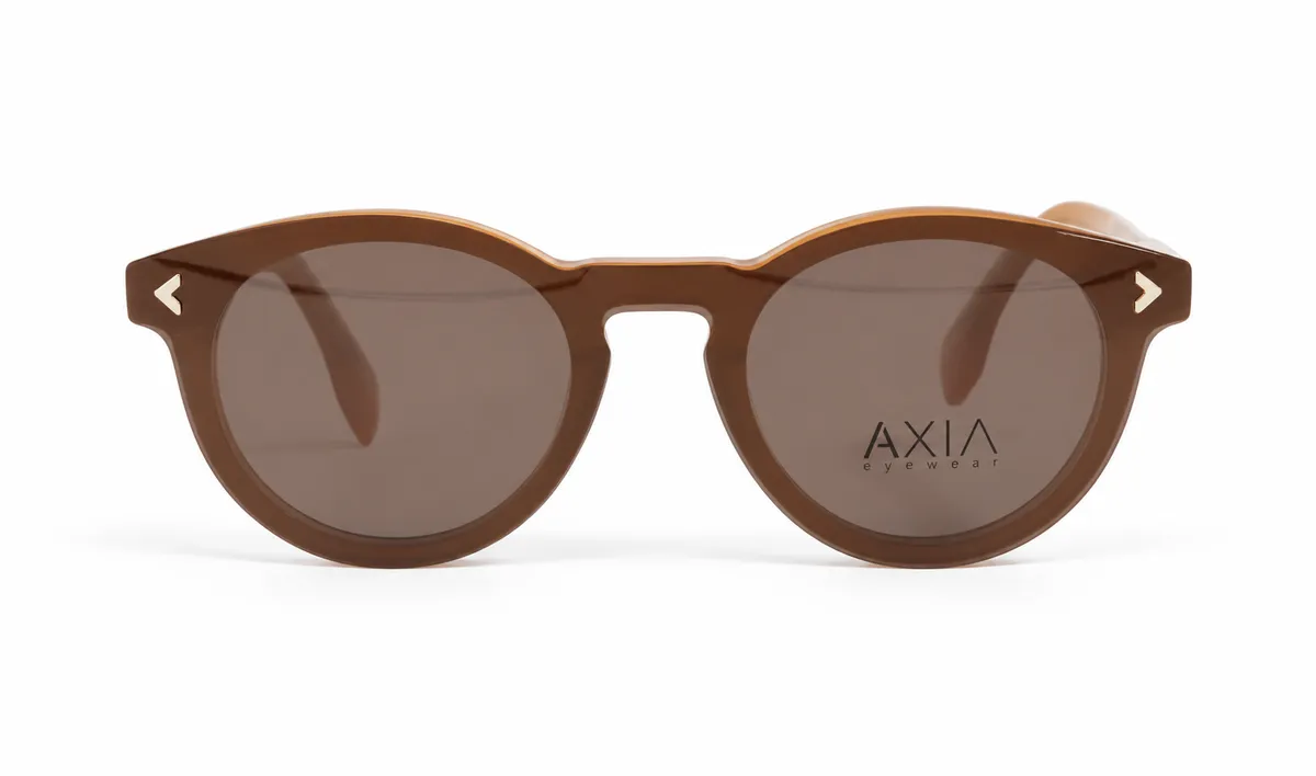 Gafas de sol AXIA Solar Avellana, café avellana · lunas humo, vista 1
