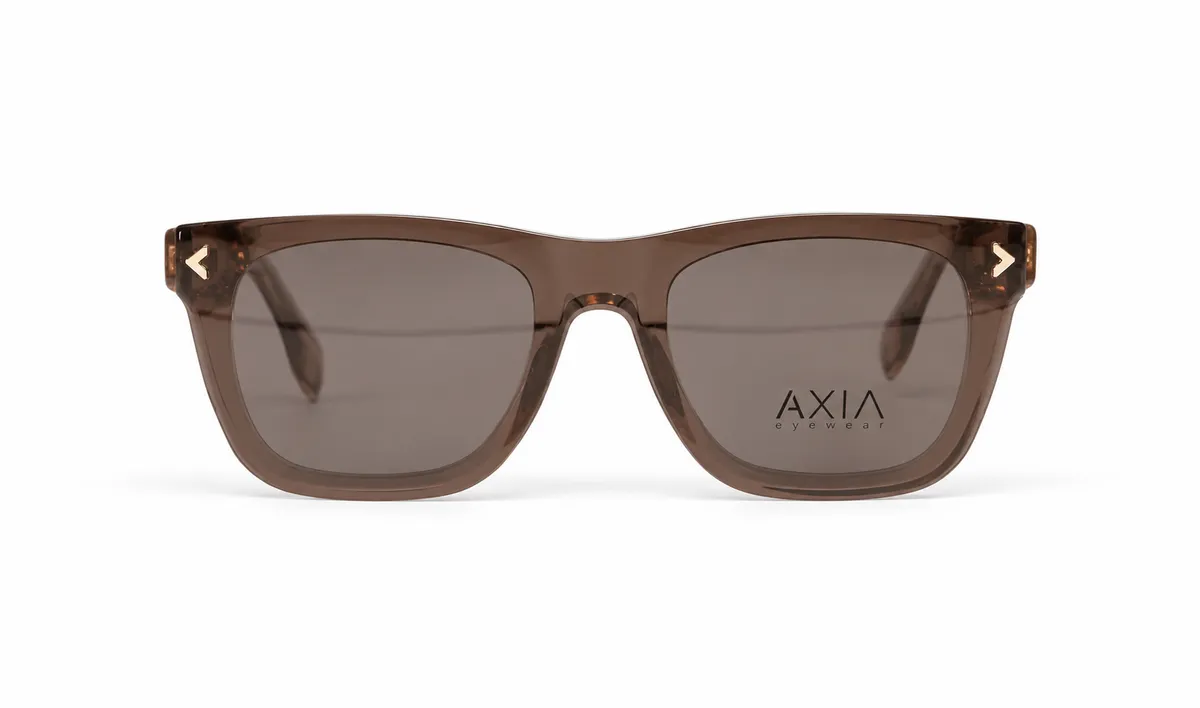 Gafas de sol AXIA Solar Humo, café translúcido · lunas humo, vista 1