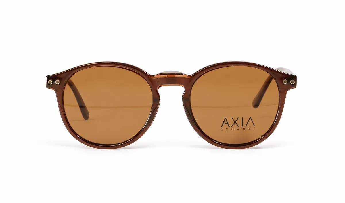 Gafas de sol AXIA Solar Humo, café translúcido · lunas humo, vista 9